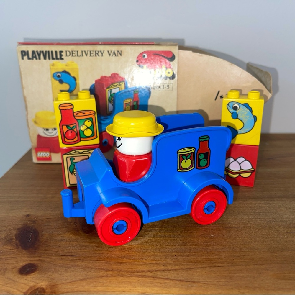 Lego Duplo 1-5‎ Yr playville vintage 1979 Delivery man player 2623 original box